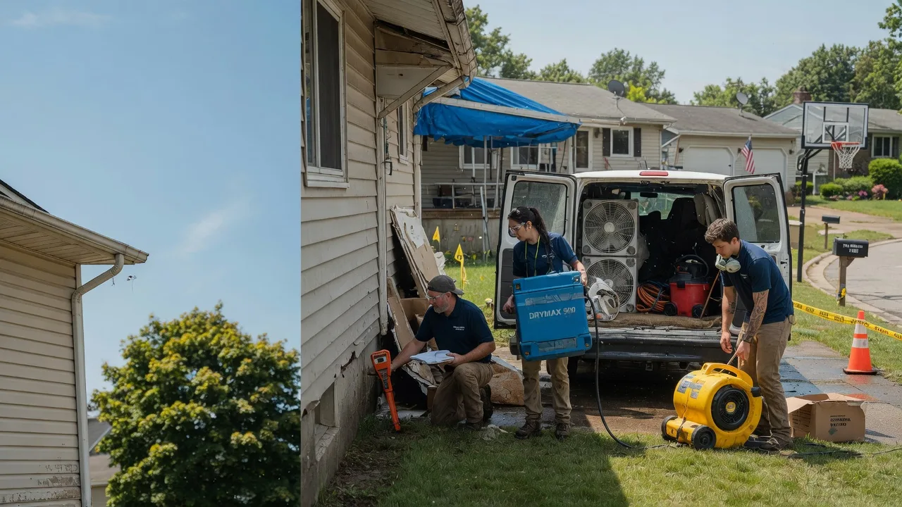 Ceiling Leak Cleanup in Junction City, OH near me