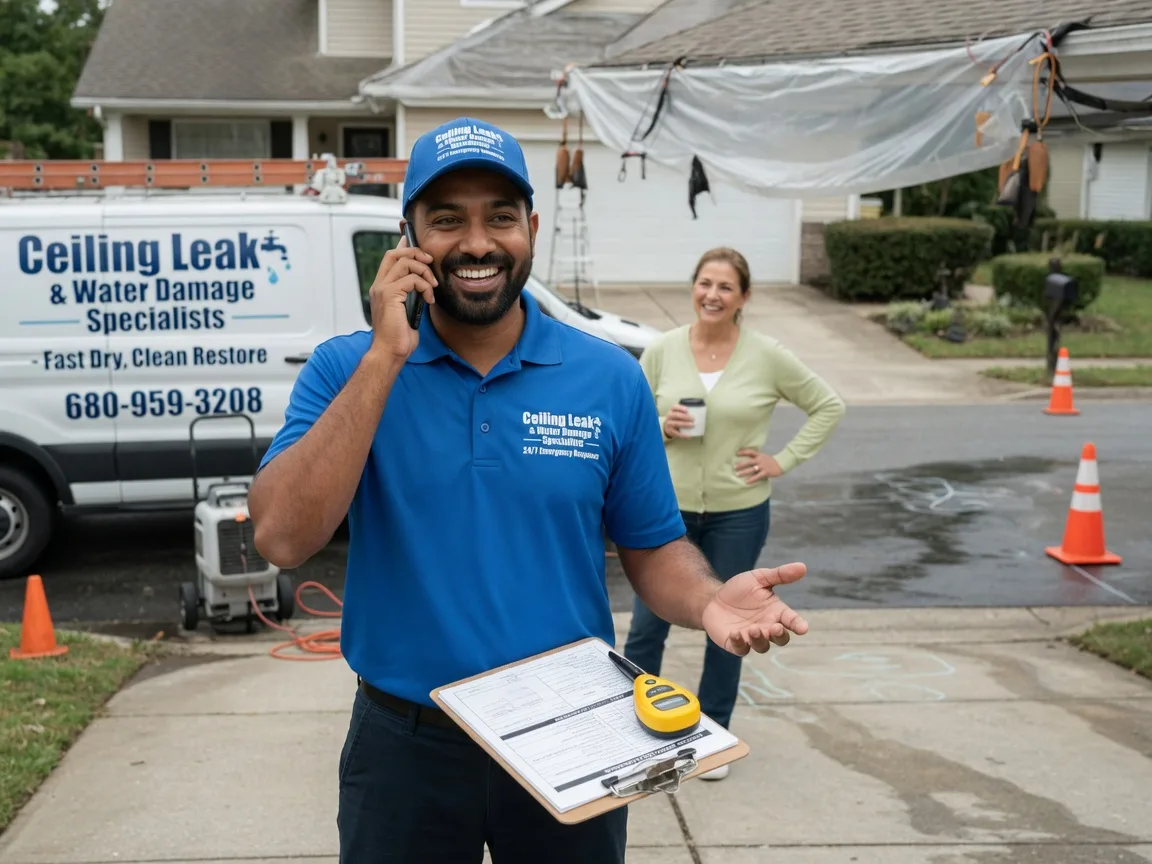 Ceiling Leak Cleanup Junction City, OH FAQs